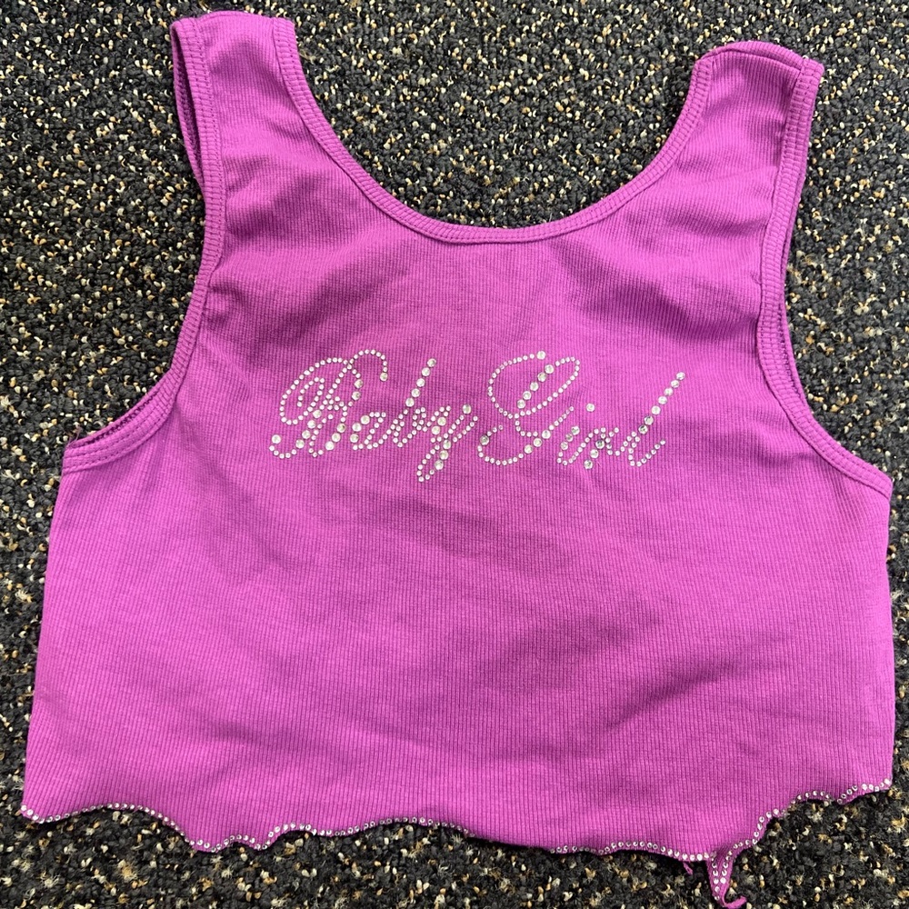 Kiki Riki by Dolls Kill “Baby Girl Crop Tank”